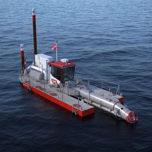 Barco profesional dragador - Beaver® 30E - Royal IHC - catamarán / eléctrico