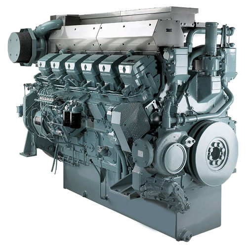 Motor intraborda - S12R-MPTAW - Mitsubishi Equipment Europe - de propulsión / diésel / para barco profesional