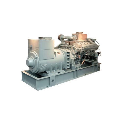 Grupo electrógeno diésel - MAS 850 - Mitsubishi Equipment Europe - para buque / 60 Hz / IP23