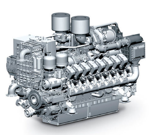 Motor intraborda - Series 4000 M73/M73L - MTU - de propulsión / diésel / para embarcación de recreo