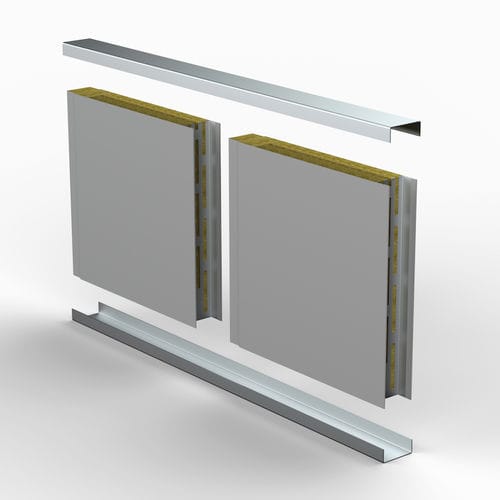 Panel sándwich para tabique de buque - Q-600 - NORAC - para aislamiento acústico / de espuma