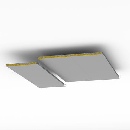 Panel sándwich para techo de buque - T-600 / 40 / 30 - NORAC - de espuma