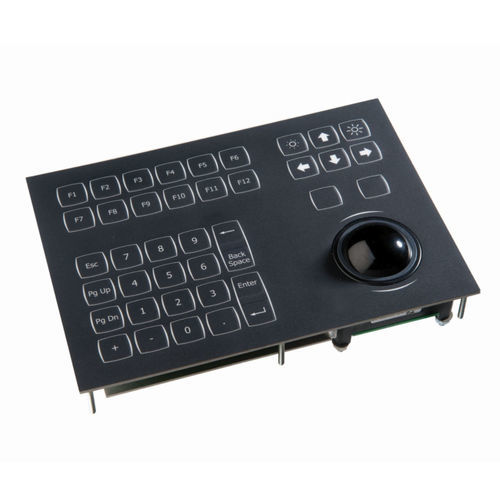 Teclado de ordenador para buque - KSML38 - NSI - 38 teclas / con trackball / IP65