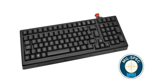 Teclado de ordenador marino - MKB104 - NSI - 104 teclas / resistente al agua / IP65