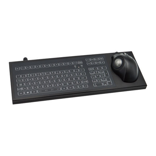 Teclado de ordenador marino - KSGE103-MC1 - NSI - 106 teclas / resistente al agua / con trackball