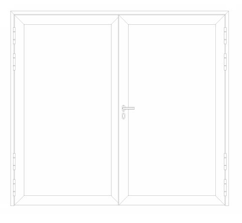 Puerta para buque - Pocadel Oy, - con bisagra lateral / doble / A60