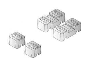 Punto de anclaje de relieve - SF-C1/110/U160 - SEC Bremen - para amarre de contenedores