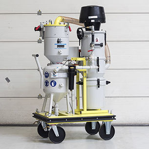 Arenadora para astillero naval - SSM 62-050 CE ATEX - Straaltechniek International - móvil