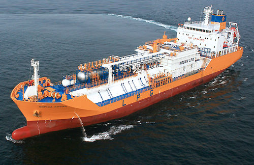 Buque de carga transportador de GLP - K Shipbuilding