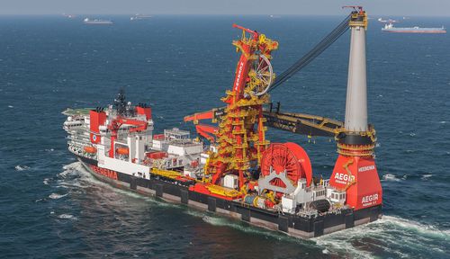 Buque de servicio offshore para la construcción - Aegir - ULSTEIN - para transporte de mercancía pesada
