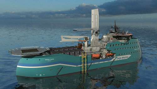 Buque de servicio offshore para parques éolicos - Acta Aquarius - ULSTEIN