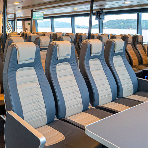 Asiento para buque de pasajeros - CRUISE COMFORT - West Mekan - con reposabrazos / respaldo alto / 2 plazas