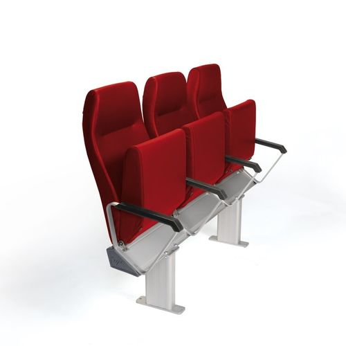 Asiento para buque de pasajeros - WM RELAX - West Mekan - con reposabrazos / respaldo alto / abatible