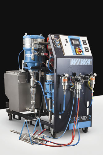 Máquina de pulverización de pintura multicomponente - FLEXIMIX 2 - HERKULES GX - WIWA Wilhelm Wagner - para astillero naval