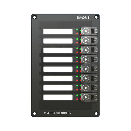 Panel de mando y control para buque - EBMDR-8 - Zenitel Norway AS - de alarma