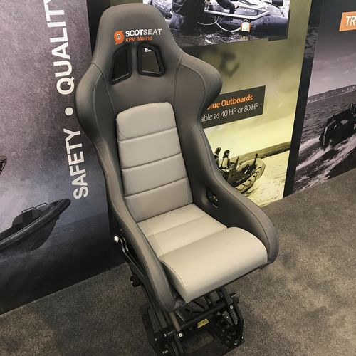 Asiento envolvente - S2H Bucket  - SCOT SEAT KPM MARINE - para barco / con reposabrazos / con suspensión