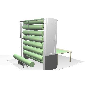 Carrusel para alimentación de mesa de corte - SODIFA ESCA - rotativo