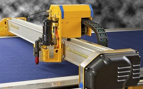Mesa de corte CNC - Elektron B2 Ultra - AERONAUT - por ultrasonidos / de aspiración / para astillero naval