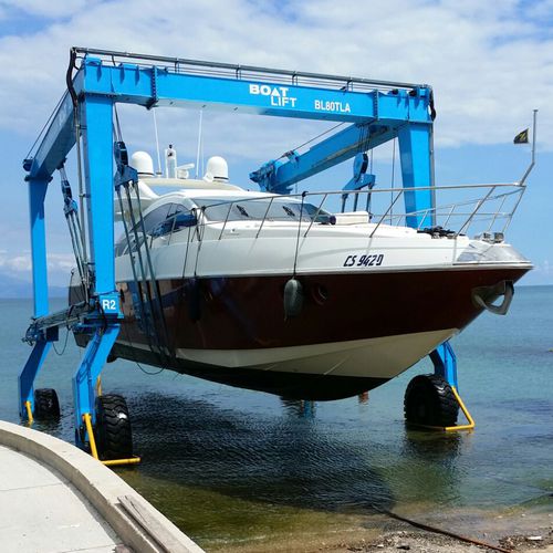 Travel lift controlado a distancia - BL80TL CROC - BOAT LIFT - para cargas pesadas / con tracción en las cuatro ruedas / anfibio