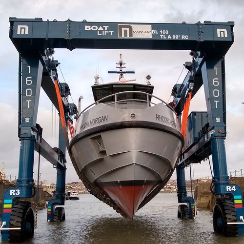 Travel lift con dirección en todas las ruedas - BL160TL CROC  - BOAT LIFT - controlado a distancia / anfibio