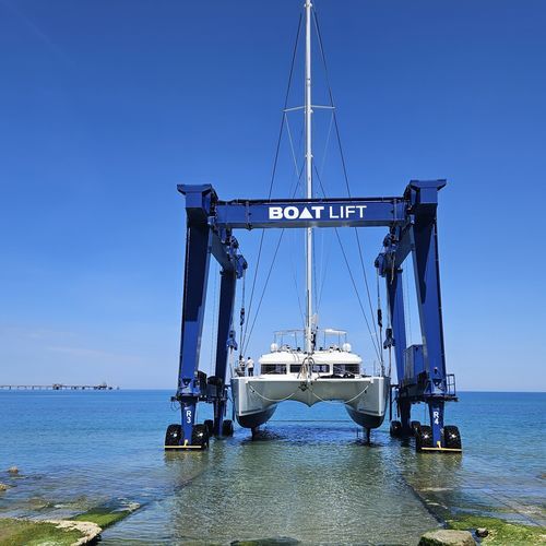 Travel lift controlado a distancia - BL220TL CROC - BOAT LIFT - anfibio