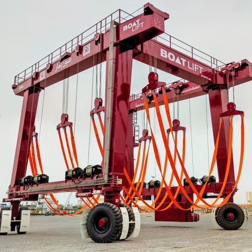 Travel lift controlado a distancia - BL250TL-90°RC - BOAT LIFT - con dirección en todas las ruedas / para cargas pesadas / de elevación