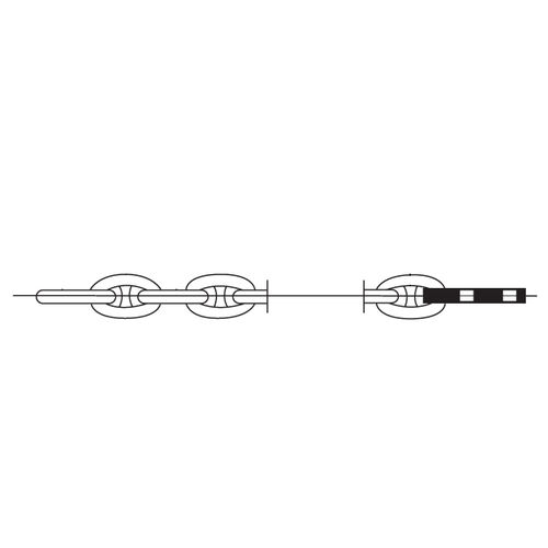 Chafe chain de buque - 84 MM - Sotra Marine Produkter - de ancla / eslabón con contrete