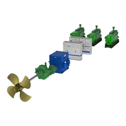 Sistema de propulsión para buque - Propulsion - STADT - híbrido diésel-eléctrico / eléctrico