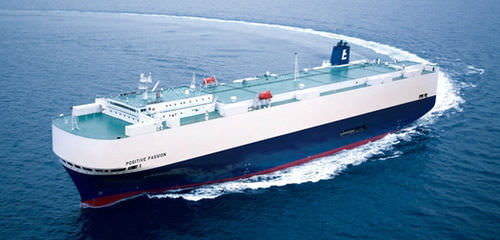 Buque de carga para transporte de vehículos - POSITIVE PASSION - MITSUBISHI HEAVY INDUSTRIES - Ship & Ocean