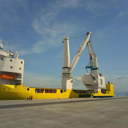 Grúa para buque grúa - Huisman - para carga pesada / de brazo amantillable / offshore