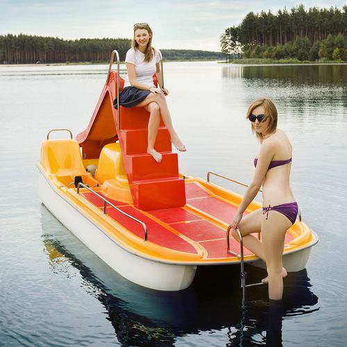Hidropedal para 6 personas - SUN FERRY - SAMAR - con tobogán / comercial / para empresas de alquiler