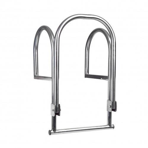 Escalera para barco - SAMAR - plegable / de baño / de acero inoxidable