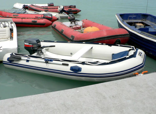 Embarcación neumática fueraborda - HSR/HFP series - Weihai Hifei Marine Co., Ltd - open / con solárium