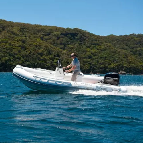 Embarcación neumática fueraborda - HSF series  - Weihai Hifei Marine Co., Ltd - semirrígida / con consola central / open