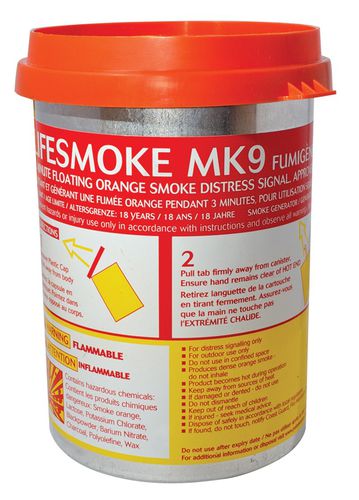 Fumígeno de flotación - MK9 - 9537000 - PainsWessex - para buque / SOLAS / MED