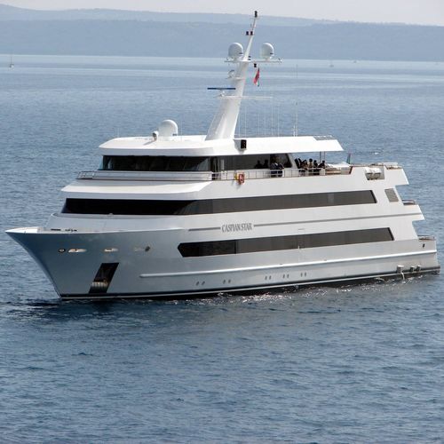 Megayate de crucero - Caspian Star - Brodosplit Shipyard - con caseta de timón / con 6 camarotes / de acero