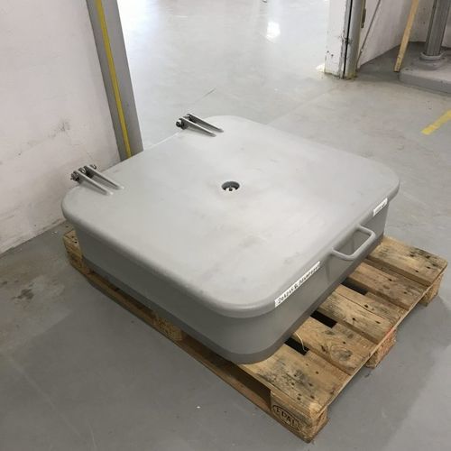 Escotilla para buque - WRH-S S2 - Libra-Plast AS - cuadrada / semiestanca / con una manilla interior