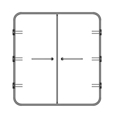 Puerta para buque - WRD.D S2 - Libra-Plast AS - semiestanca / doble / de acero