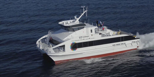 Ferri de pasajeros catamarán - M/S "Hornøy" - Oma Baatbyggeri AS