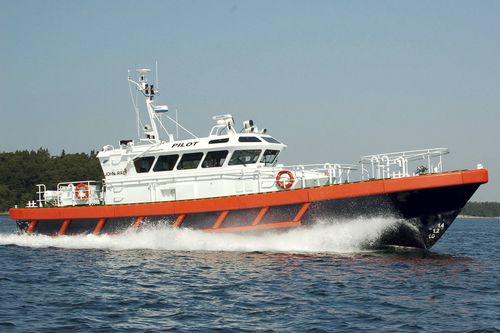 Barco profesional embarcación piloto - John Rae - UKI Workboat - intraborda / de aluminio / LR