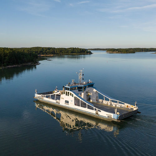 Car-ferry catamarán - Vikare & Nestori - UKI Workboat - de acero