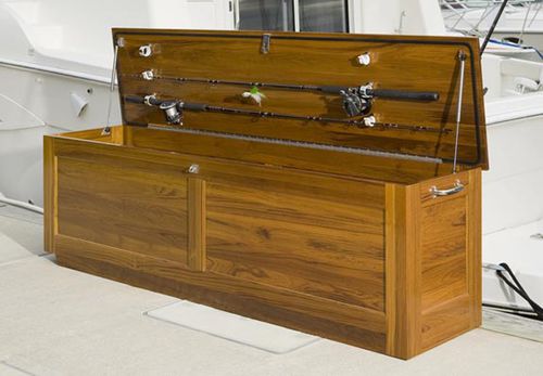 Caja de almacenamiento para pantalán - Etched  - Maine Mystique - para yate / de madera