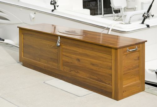 Caja de almacenamiento para cubierta - Maine Mystique - para yate / de madera
