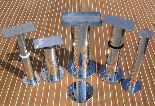 Pie de mesa de acero inoxidable - Maine Mystique