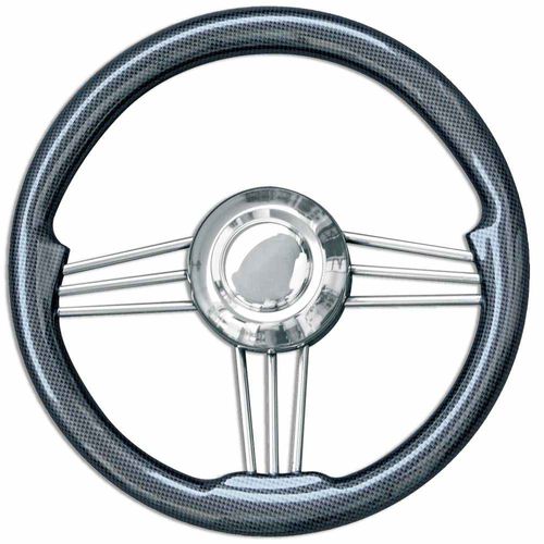 Volante para barco de motor de carbono - T14CF - SAVORETTI ARMANDO & C. s.n.c. - racing / 3 radios / negro