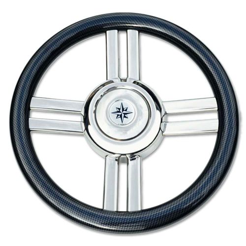 Volante para barco de motor de carbono - T24 series - SAVORETTI ARMANDO & C. s.n.c. - racing / 8 radios / negro