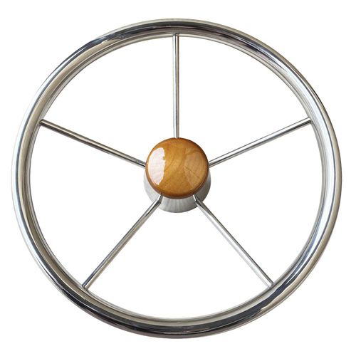 Rueda de timón para velero - T4 series - SAVORETTI ARMANDO & C. s.n.c. - de acero inoxidable / racing