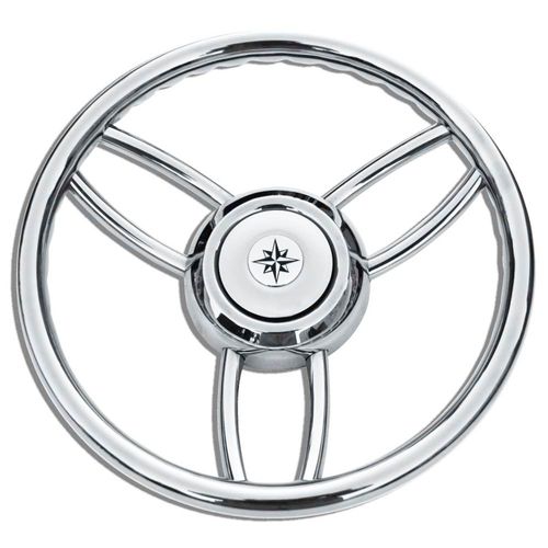 Volante para barco de motor de acero inoxidable - T26S - SAVORETTI ARMANDO & C. s.n.c. - racing / 6 radios