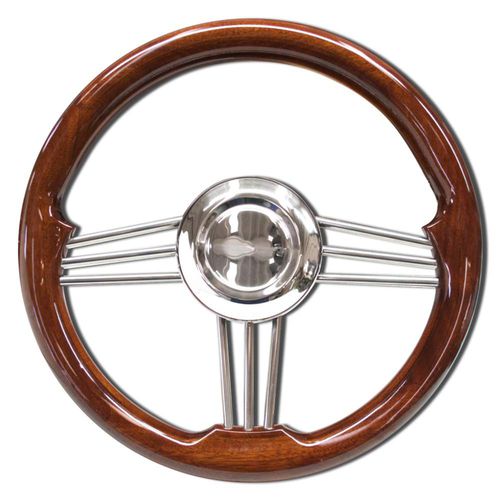 Volante para barco de motor de caoba - T14L - SAVORETTI ARMANDO & C. s.n.c. - racing / 9 radios