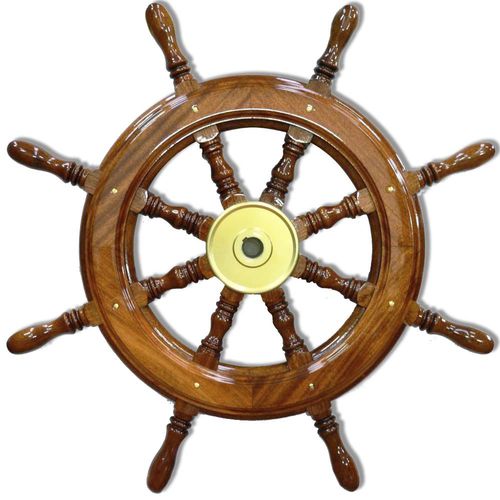 Rueda de timón para velero - T2 series - SAVORETTI ARMANDO & C. s.n.c. - de caoba / tradicional